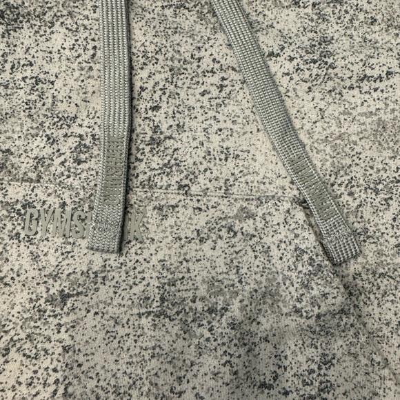 Gymshark Chalk Sweatshirt Hoodie Women's Light Grey Sweat Print Size SMALL - Picture 4 of 7